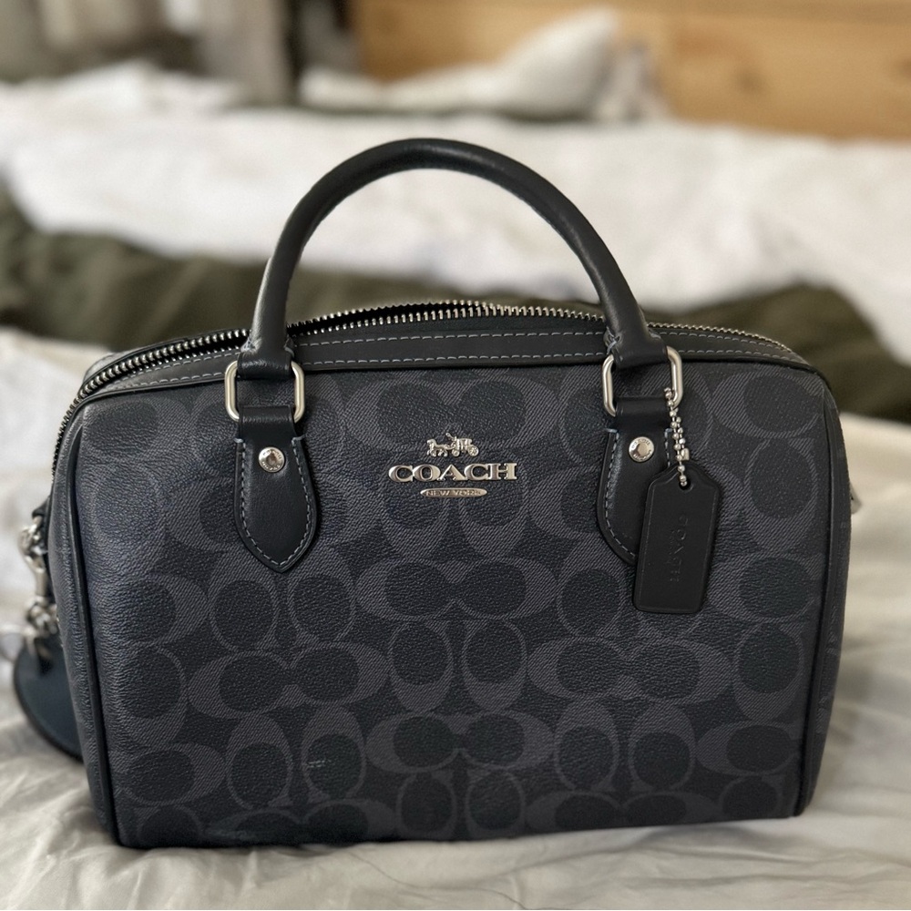 Coach Signature Canvas Satchel